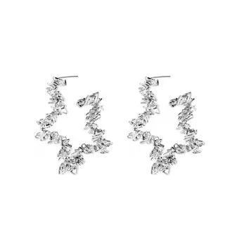 Серьги Fuzzy Star Earrings – Silver