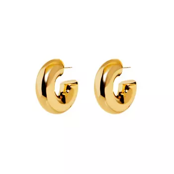 Серьги Gold Inflated Earrings