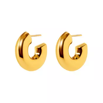 Серьги Golden Donut Earrings