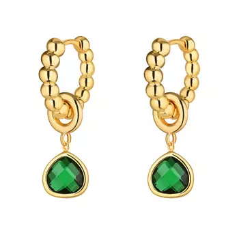 Серьги Green Drops Earrings