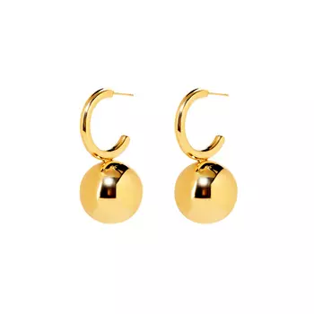Серьги Halo Charm Earrings – Gold