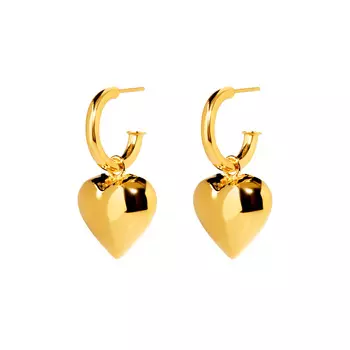 Серьги Heart Pendant Earrings