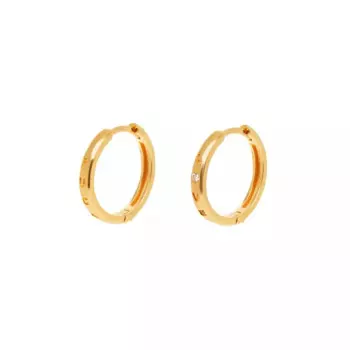 Серьги Love/F*ck Congo Earrings - Gold