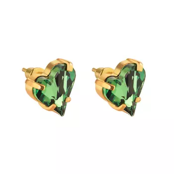 Серьги Love. Green Earrings