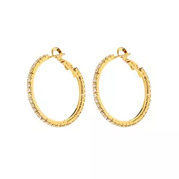Серьги Luminous Hoops – Gold
