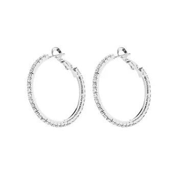 Серьги Luminous Hoops – Silver