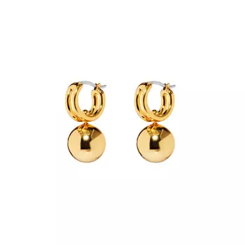 Серьги Lyra Huggies - Gold