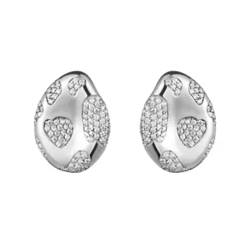 Серьги Mushroom Cap Earring - Silver