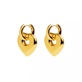 Серьги Plain Heart Earrings