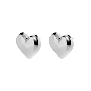 Серьги Plain Silver Earings – Heart