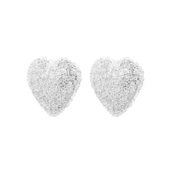 Серьги Puffy Heart Earrings