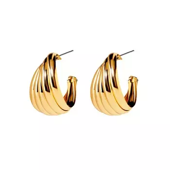 Серьги Quadruple Hoops