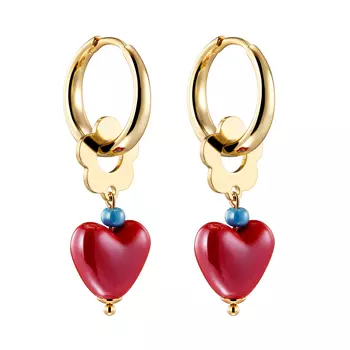 Серьги Red Barbie Earrings