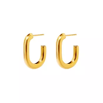 Серьги Regular Shape Earrings - Gold