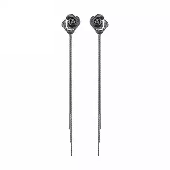Серьги Rosa Secret Garden Earrings - Black
