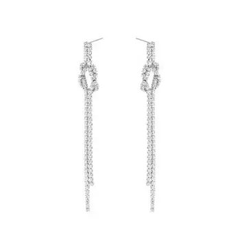 Серьги Sea Node Crystal Shine Earrings