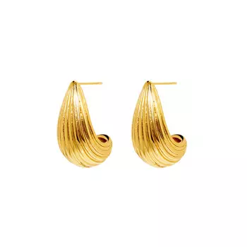 Серьги Shell Drop Earrings – Gold