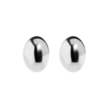 Серьги Silver Voluminous Round Earrings
