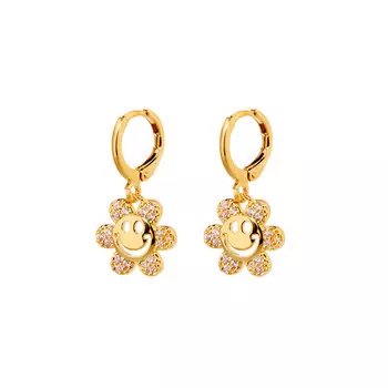 Серьги Smiley Flower Earrings