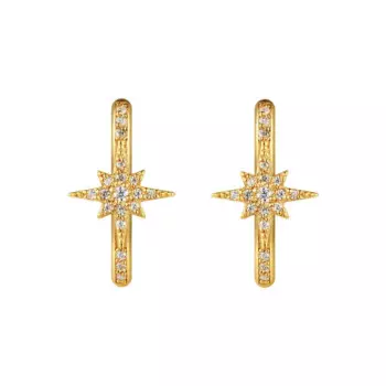 Серьги Sparkle Earrings - Gold