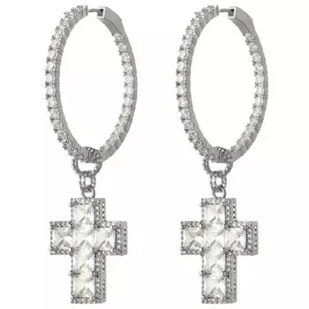 Серьги Square Silver Earrings