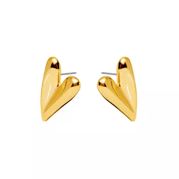 Серьги Subtle Heart Earrings – Gold
