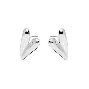 Серьги Subtle Heart Earrings – Silver