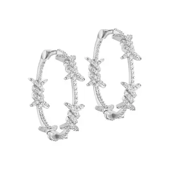 Серьги Thorn Earrings - Silver