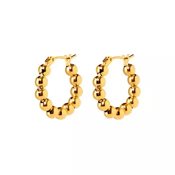 Серьги Whirl Earrings – Gold