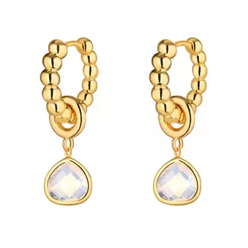 Серьги White Drops Earrings