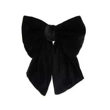 Заколка Big Bow Hair Clip – Velvet Black