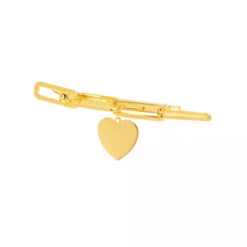 Заколка для волос Chain Link Heart Barrette