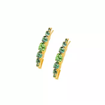 Заколка для волос Gwen Crystal Bobbi Set – Green