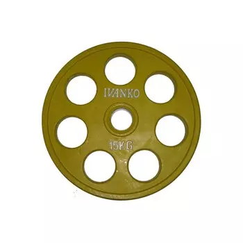 Диск обрезиненный Ivanko 011210-15 (д=50 мм)