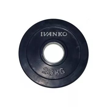 Диск обрезиненный Ivanko 011210-2,5 (д=50 мм)