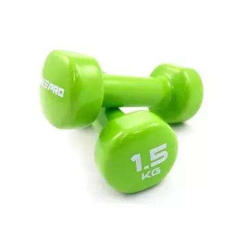 Гантели цветные Livepro LP8076-1.5 (пара)