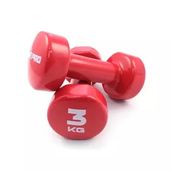 Гантели цветные Livepro LP8076-3 (пара)