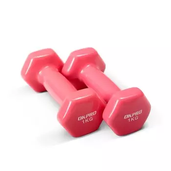 Гантели виниловые OKPRO OK1001A-1