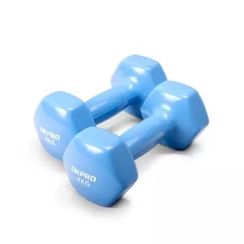 Гантели виниловые OKPRO OK1001A-4