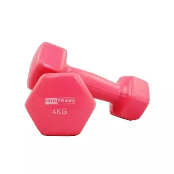 Гантели виниловые Protrain HC4005-4 (пара) (витринный образец)