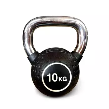 Гиря полиуретановая с хромированной ручкой Protrain KB2015-10