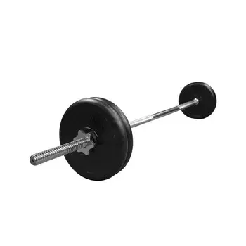 Гриф прямой Pro Energy RJ1327 (150 см, 7 кг) c дисками RJ1030-5 (4 шт.)