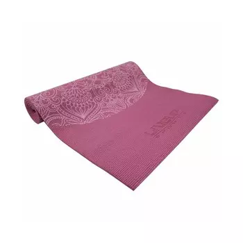 Коврик для йоги ПВХ Liveup LS3231C-RED (красный с рисунком)