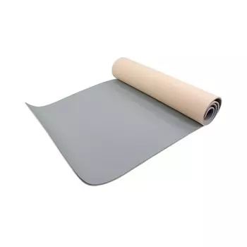 Коврик для йоги ПВХ Liveup LS3237 (бело-розовый)