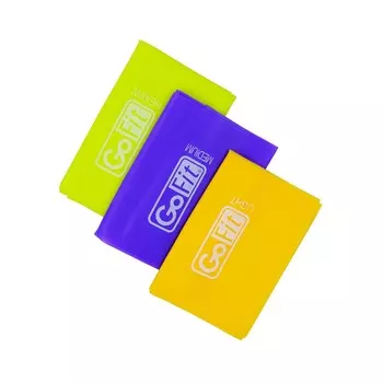 Ленты резиновые для йоги и пилатеса GoFit GF-LFFB