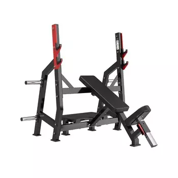 Скамья для жима наклонная Protrain PP142 (полностью черный)