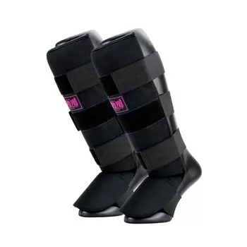 Защита голени Super Pro SPLP110-45900 (черно-розовая)