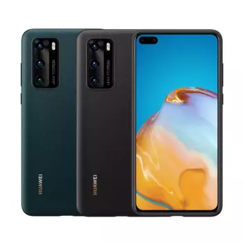 Защитный бампер для HUAWEI P40 чернильно-синий