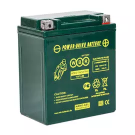 Аккумулятор (АКБ) гелевый MTG12-7-A (YTX7L-BS (iGEL)), WBR MTG12-7-A