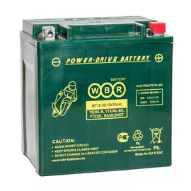 Аккумулятор свинцово-кислотный MT12-30 (YB30L-B), WBR MT12-30